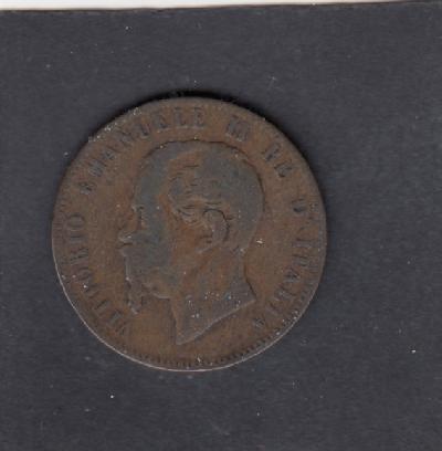 Beschrijving: 10 Centesimi EMANUELE II